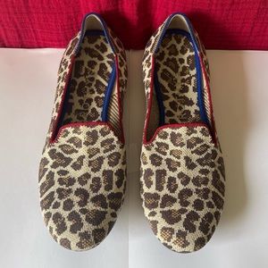 Rothy's Leopard Print Loafer Shoes 9